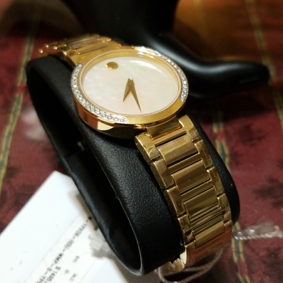 Movado Women's Watch w/ Diamond Stones, New - Picture 7 of 8